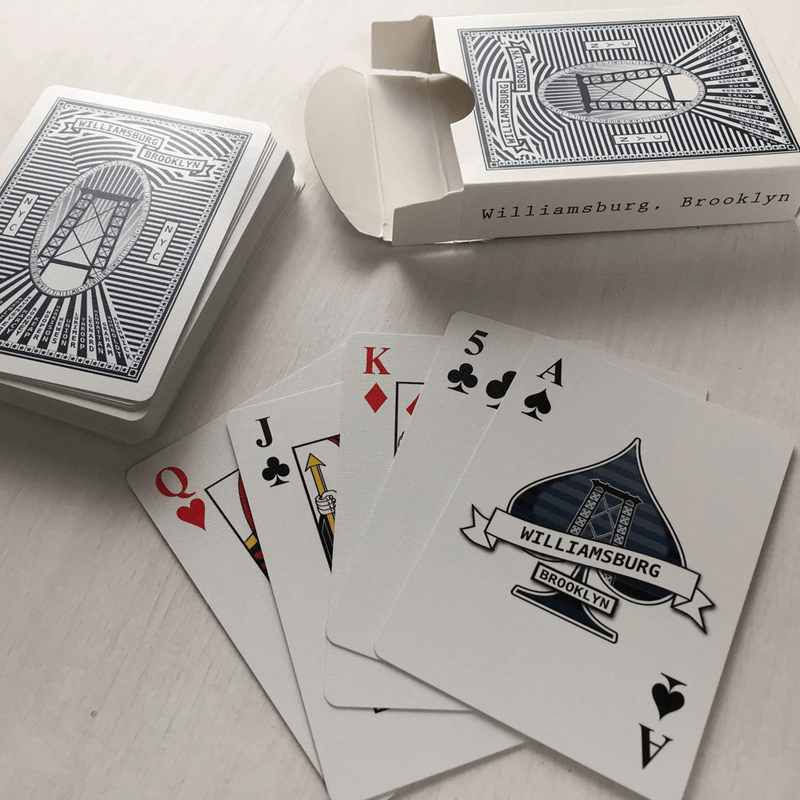 Playing Cards Williamsburg Red