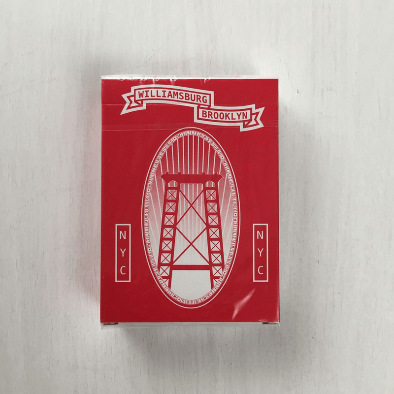 Playing Cards Williamsburg Red