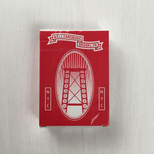 Playing Cards Williamsburg Red