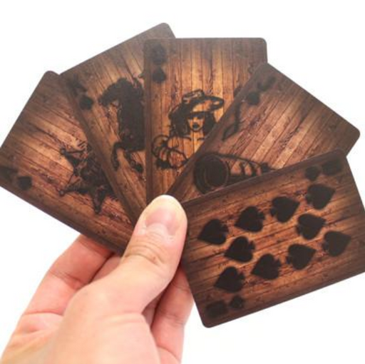 Playing Cards Wood