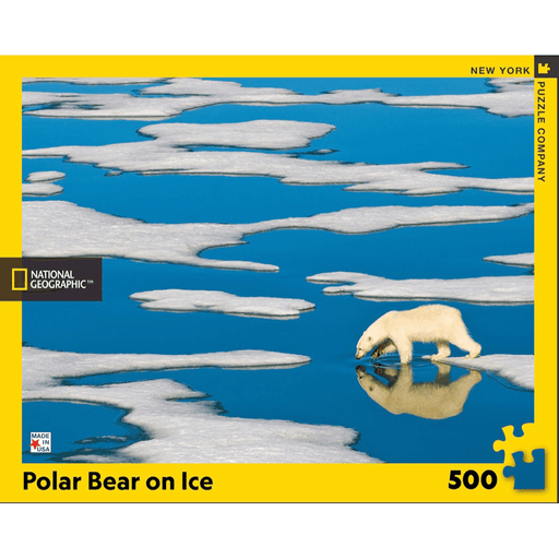 Puzzle (500pc) National Geographic : Polar Bear on Ice