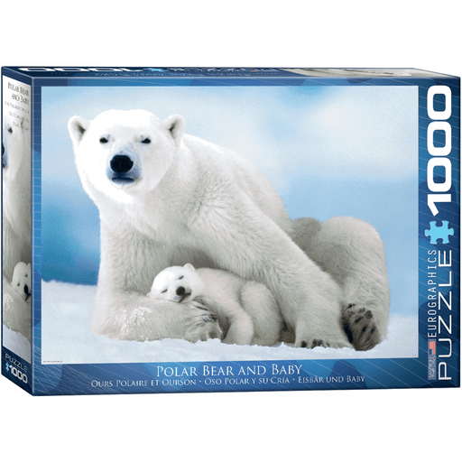 Puzzle (1000pc) Animal Life Photography : Polar Bear and Baby
