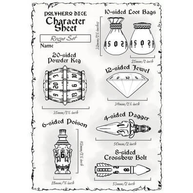 Polyhero Rogue 7-Set Nightshade