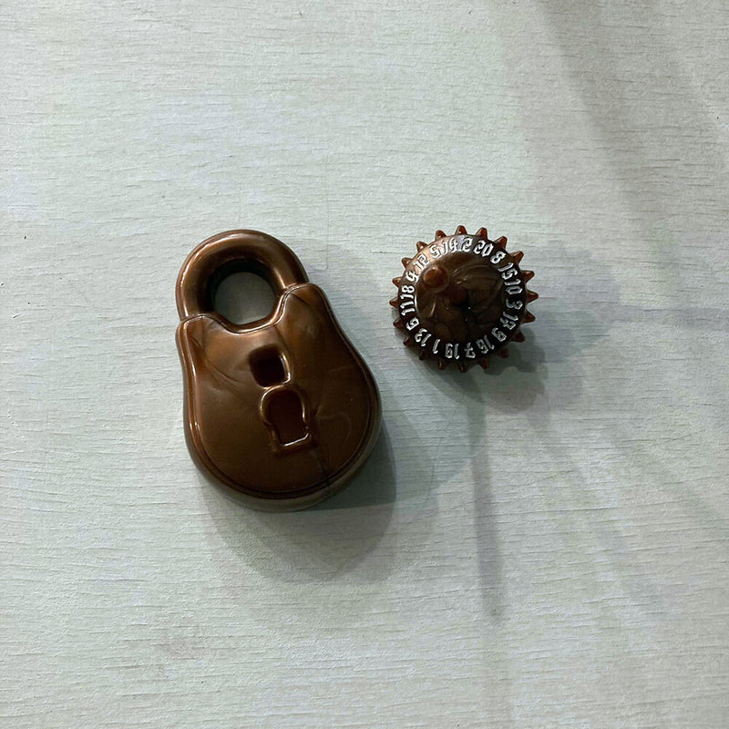 Polyhero Dice Set Rogue d20 Lock & Pick : Stout Bronze