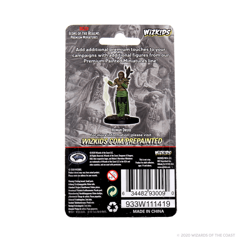 Mini - D&D Icons of the Realms Premium : Human Druid (Female)