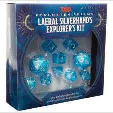 D&D Premium Dice Set : Forgotten Realms Laeral Silverhand's Explorer's Kit
