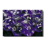 Dice Set 36d6 Translucent (12mm) 23807 Purple / White