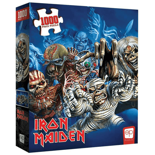 Puzzle (1000pc) Iron Maiden Faces of Eddie