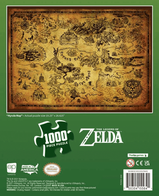 Puzzle (1000pc) Zelda : Hyrule Map