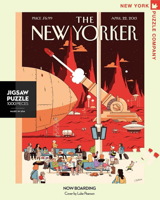 Puzzle (1000pc) New Yorker : Now Boarding