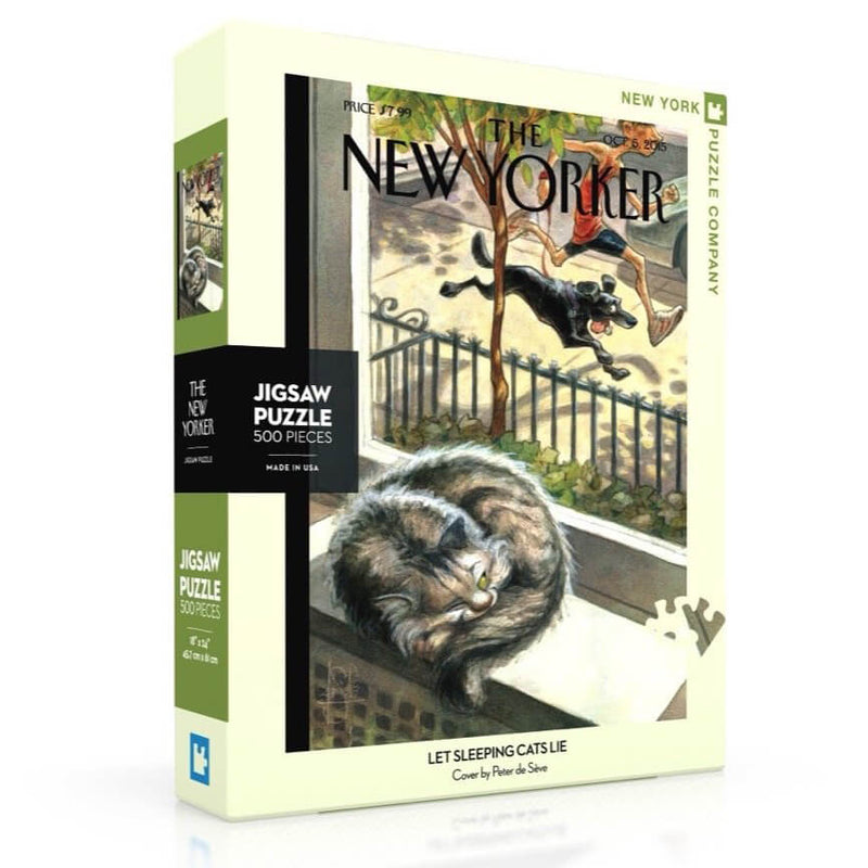 Puzzle (500pc) New Yorker : Let Sleeping Cats Lie