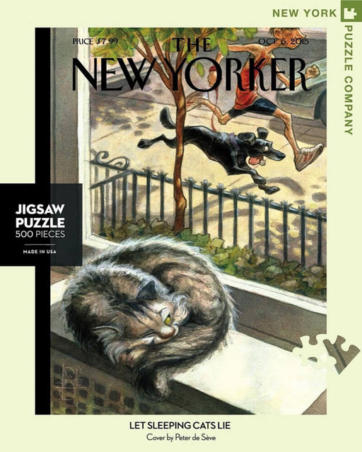 Puzzle (500pc) New Yorker : Let Sleeping Cats Lie