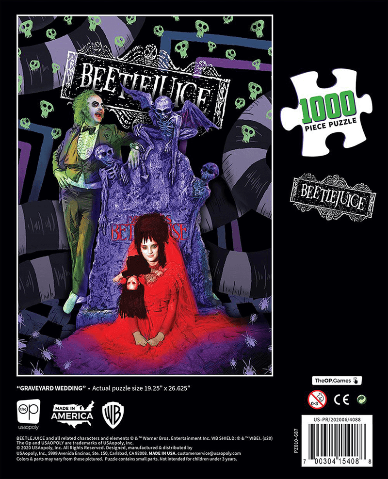 Puzzle (1000pc) Beetlejuice : Graveyard Wedding