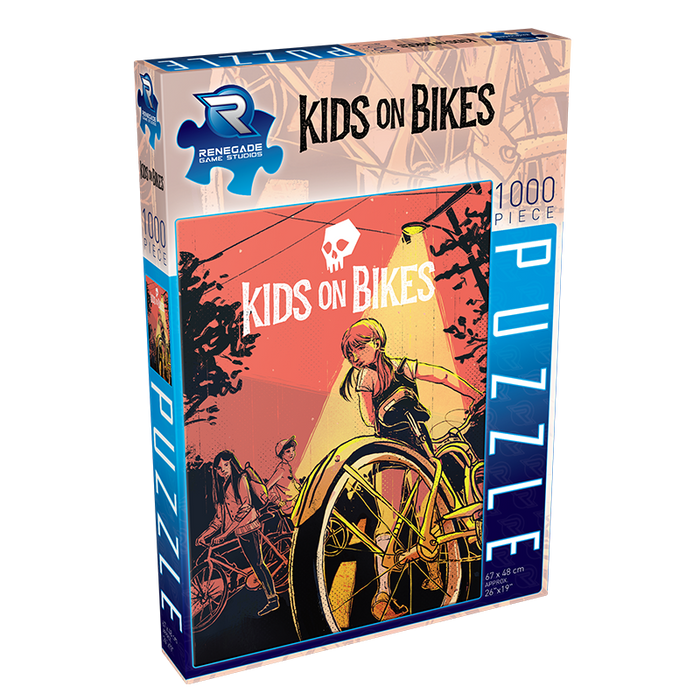 Puzzle (1000pc) Kids on Bikes