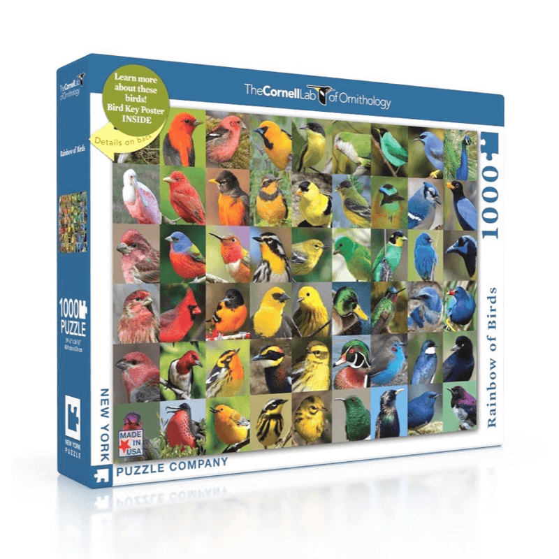 Puzzle (1000pc) Cornell Lab of Ornithology : Rainbow of Birds