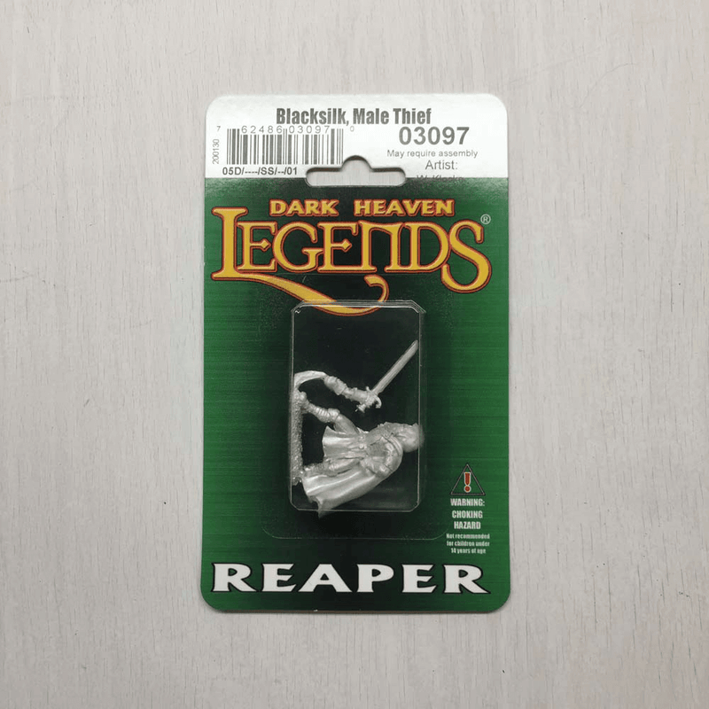 Mini - Reaper Metal 03097 Blacksilk Male Thief (Human)
