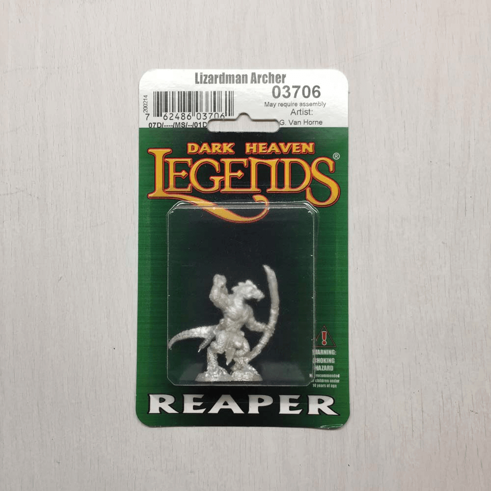 Mini - Reaper Metal 03706 Lizardman Archer