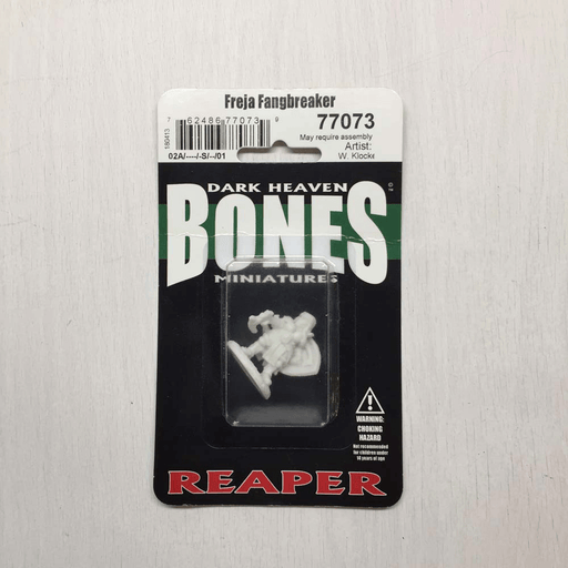 Mini - Reaper Bones 77073 Freja Fangbreaker (Dwarf Female Fighter)