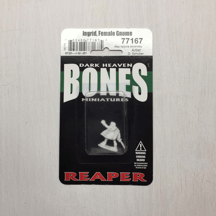 Mini - Reaper Bones 77167 Ingrid Female Gnome