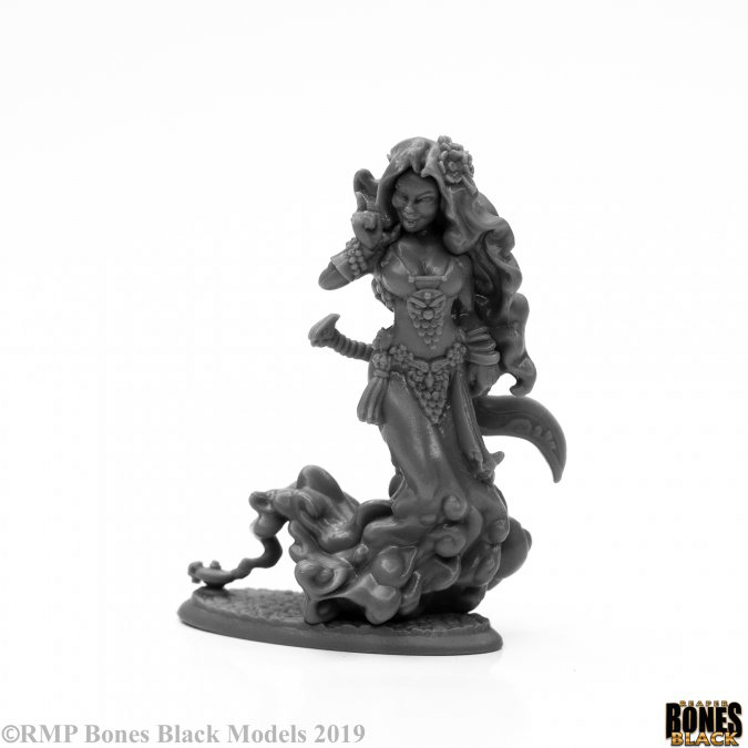 Mini - Reaper Bones Black 44012 Ashana Female Djinni (Genie)