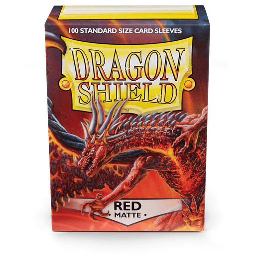 Sleeves Dragon Shield (100ct) Matte : Red