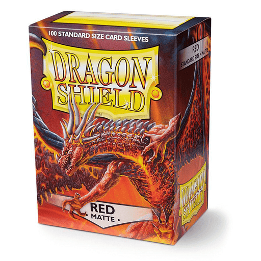 Sleeves Dragon Shield (100ct) Matte : Red