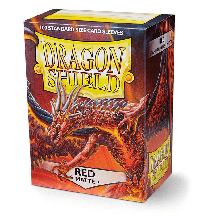 Sleeves Dragon Shield (100ct) Matte : Red