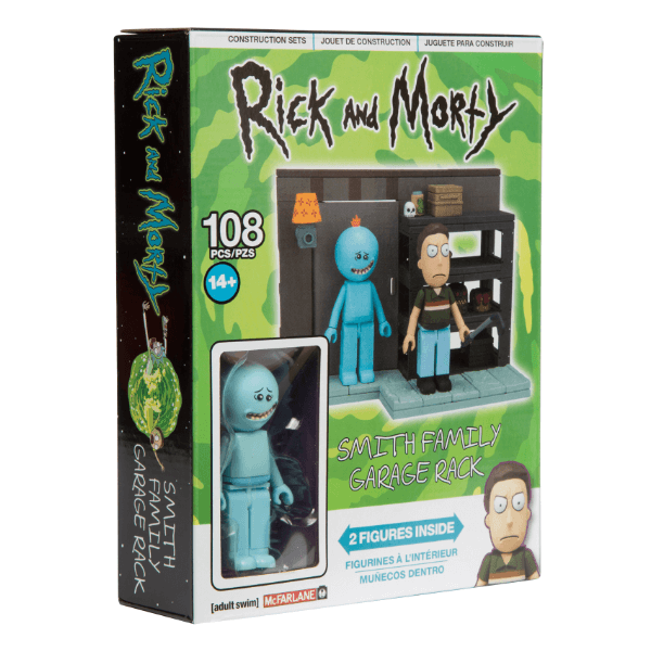 Rick and Morty Smith Family Garage Rack Construction Set