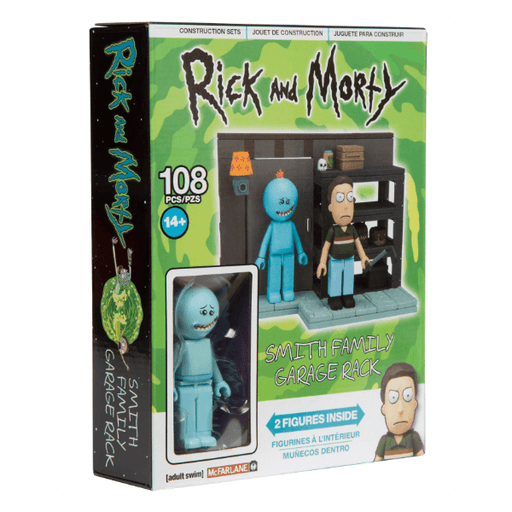 Rick and Morty Smith Family Garage Rack Construction Set