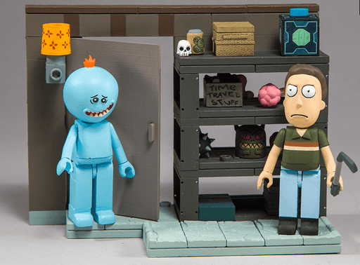 Rick and Morty Smith Family Garage Rack Construction Set