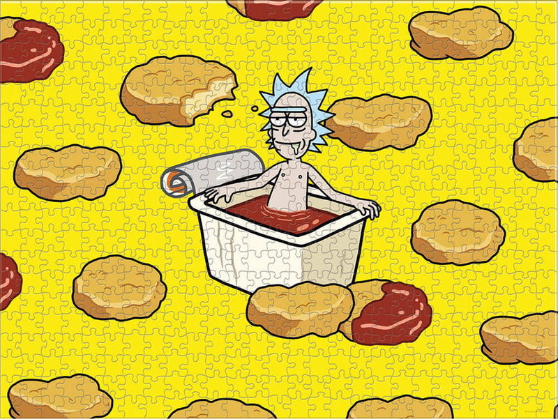 Puzzle (550pc) Rick and Morty : Szechuan Hot Tub