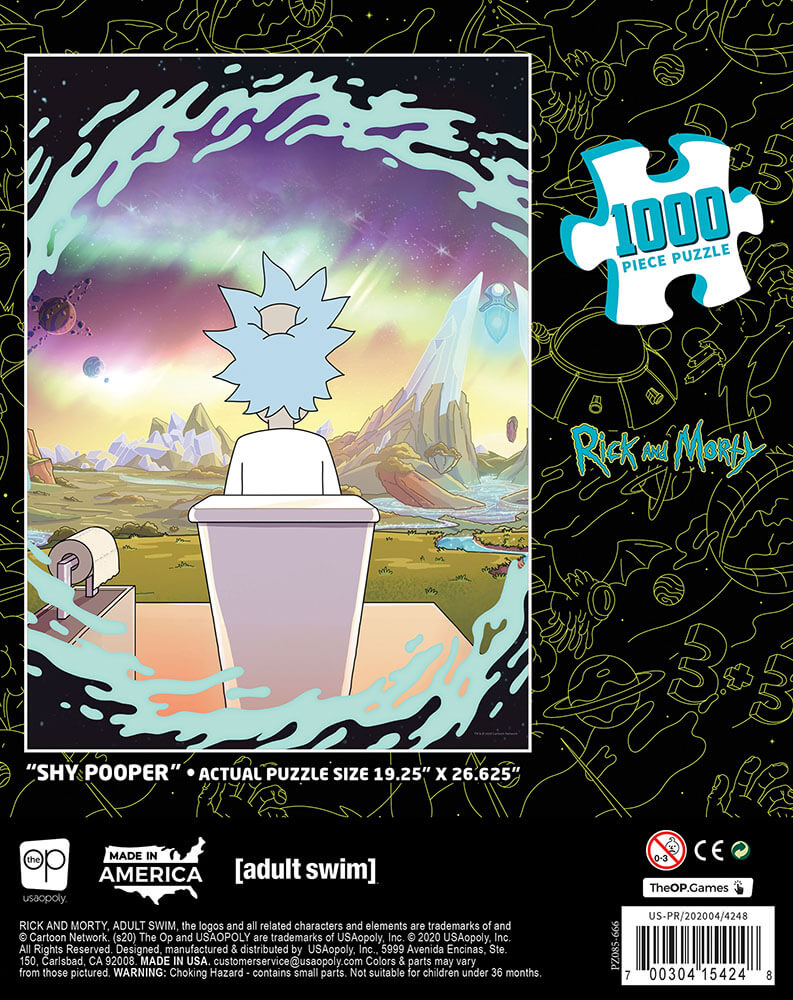 Puzzle (1000pc) Rick and Morty : Shy Pooper