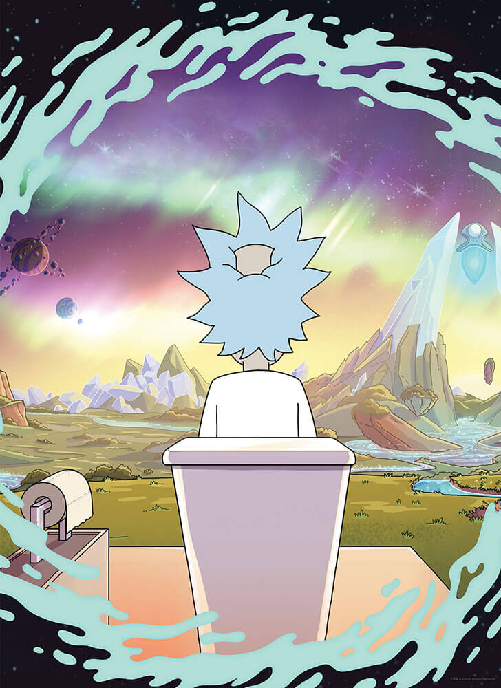 Puzzle (1000pc) Rick and Morty : Shy Pooper