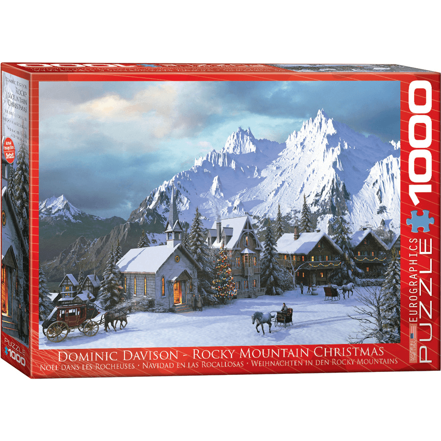 Puzzle (1000pc) Rocky Mountain Christmas