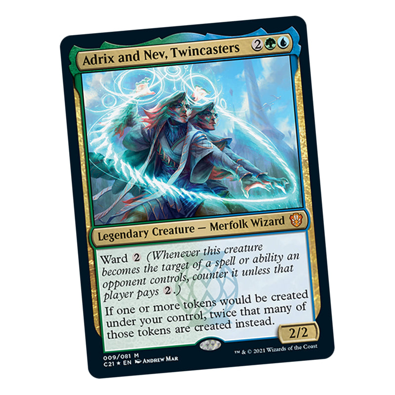 MTG Commander 2021 : Quantum Quandrix (GU) Twenty Sided MTG Commander 2021 : Quantum Quandrix (GU) Twenty Sided