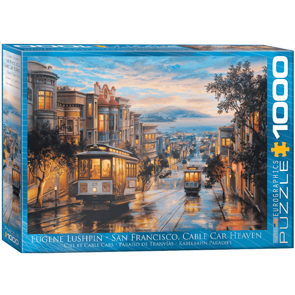 Puzzle (1000pc) Artist Series : San Francisco Cable Car Heaven