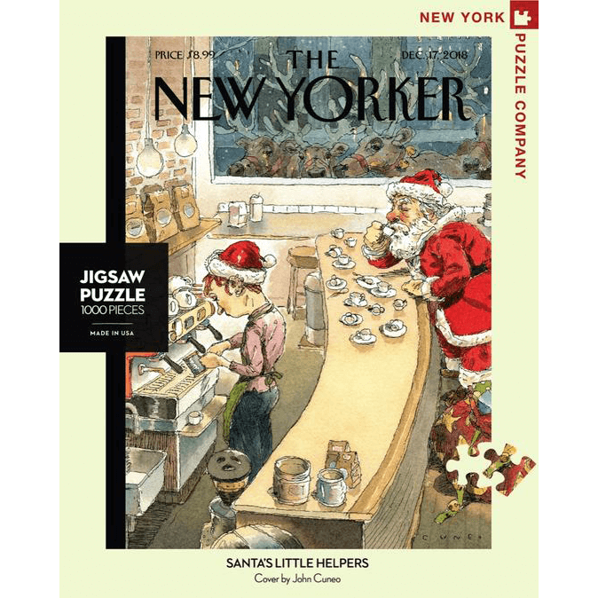 Puzzle (1000pc) New Yorker : Santa's Little Helpers