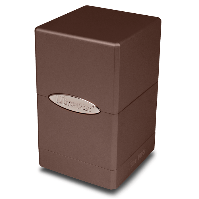 Deck Box - UP Satin (100ct) Metallic Tower : Dark Chocolate