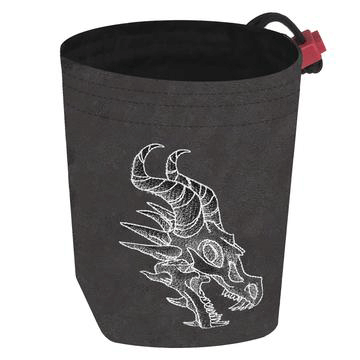Dice Bag Shadow (4x4x6in) Dragon : Grey / Black