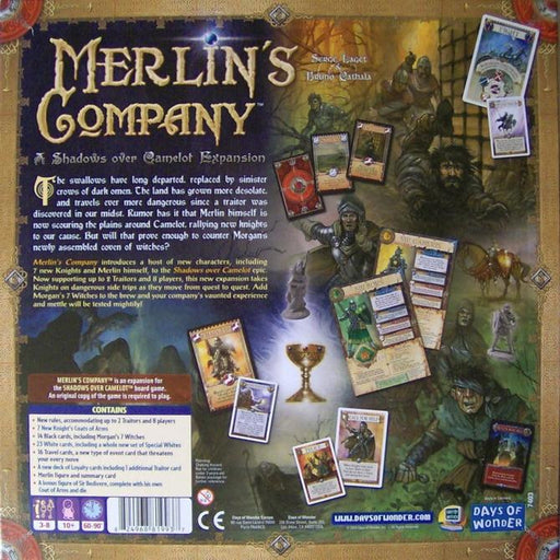 Shadows Over Camelot Expansion : Merlin's Company