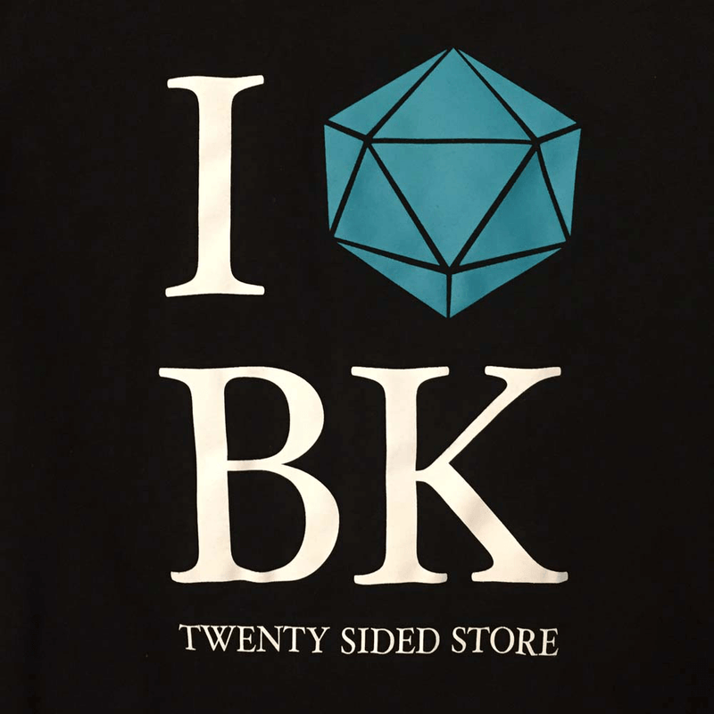 T-Shirt Black Id20BK White / Teal - S