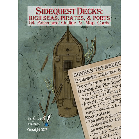 Sidequest Decks : High Seas Pirates Ports