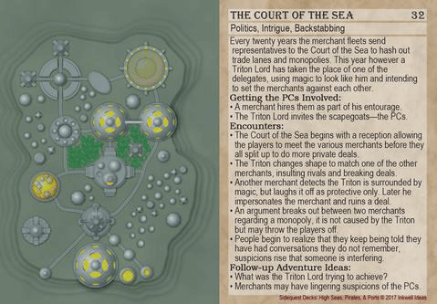 Sidequest Decks : High Seas Pirates Ports