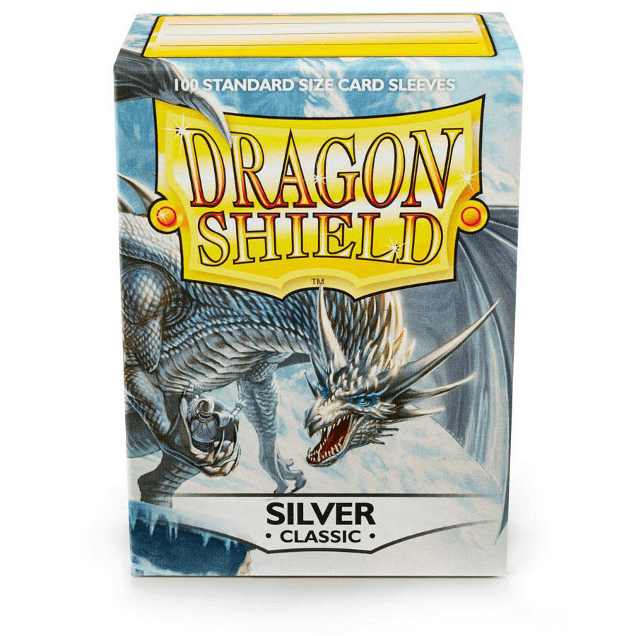 Sleeves Dragon Shield (100ct) Silver