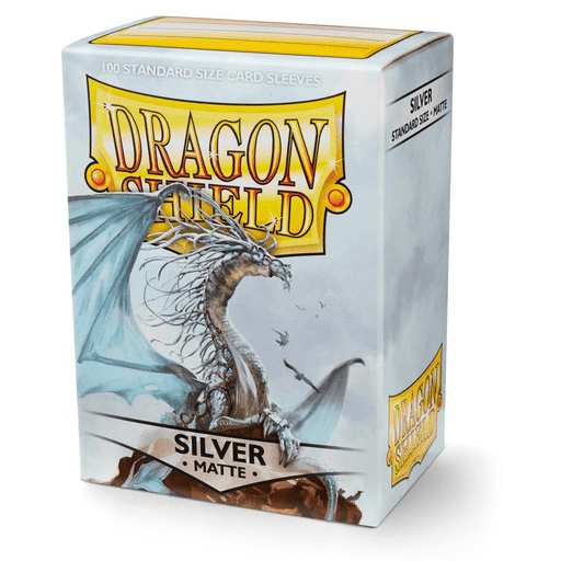 Sleeves Dragon Shield (100ct) Matte : Silver
