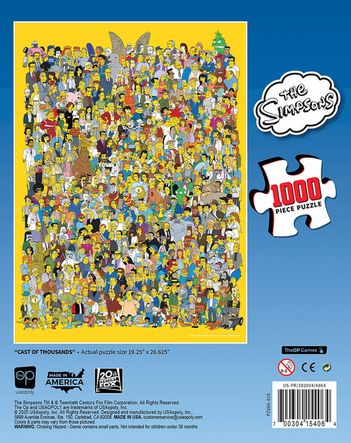 Puzzle (1000pc) Simpsons : Cast of Thousands