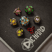 Dice 7-set Metal Classic (16mm) Sinister Rainbow