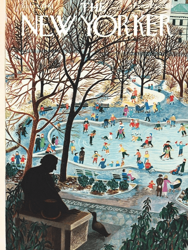 Puzzle (750pc) New Yorker : Skating in the Park