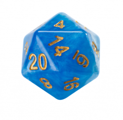 Dice 7-set Sky Current (16mm) Wind / Blue