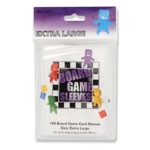 Sleeves Arcane Tinmen Extra Large (65x100mm 100ct) Clear